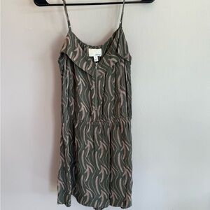 Green Patterned Women's Dress/shorts by Greylin small